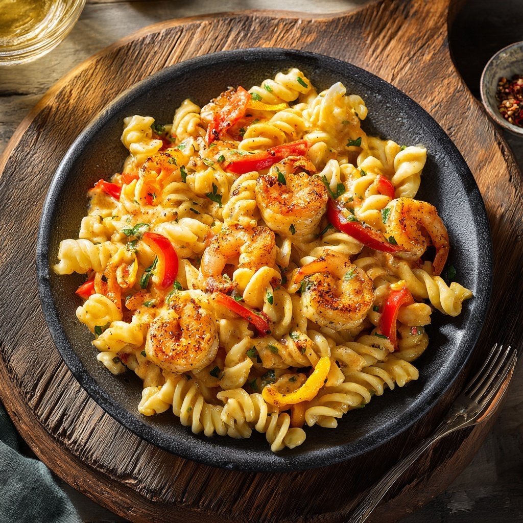 Creamy Cajun Shrimp Pasta