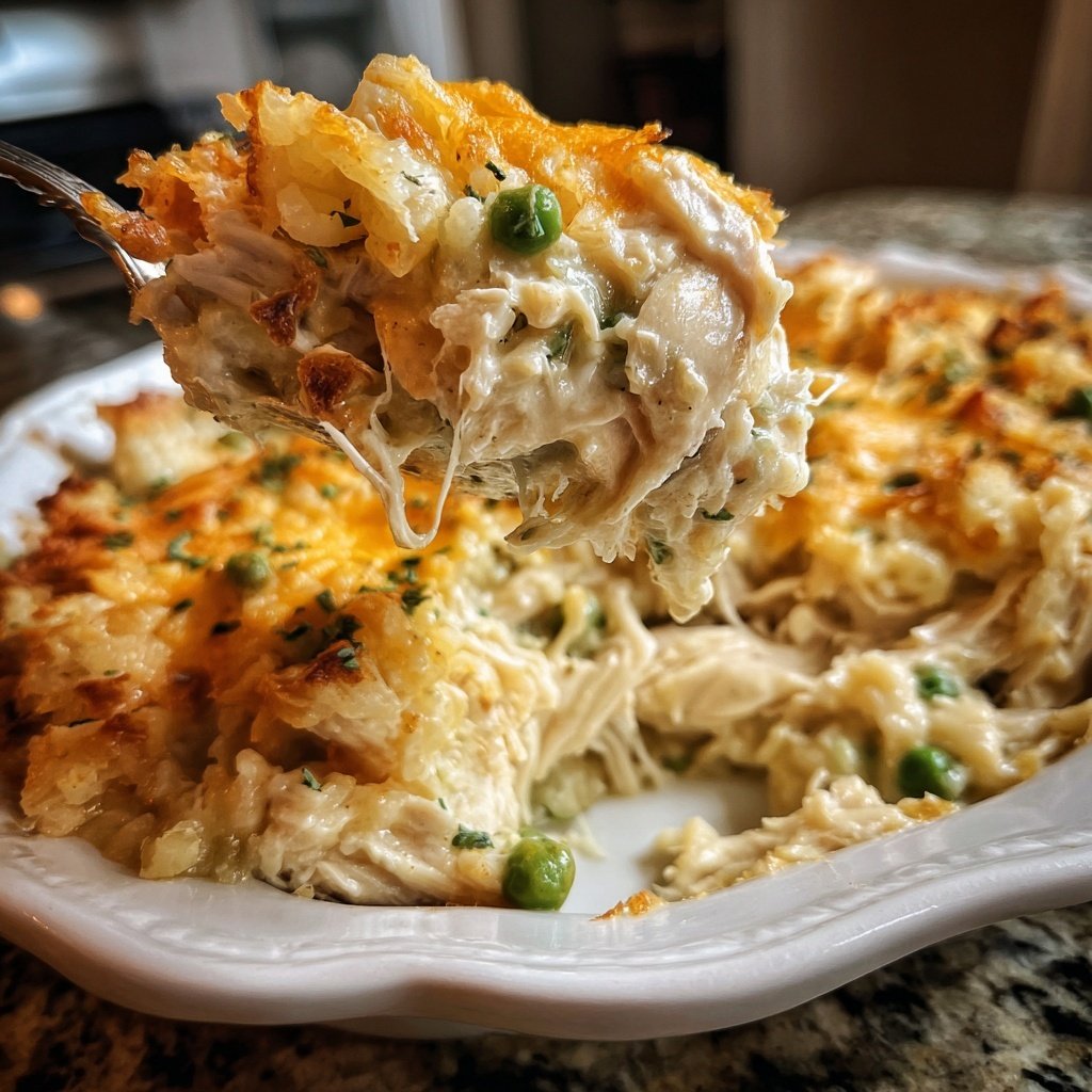 Creamy Chicken Rice Bake