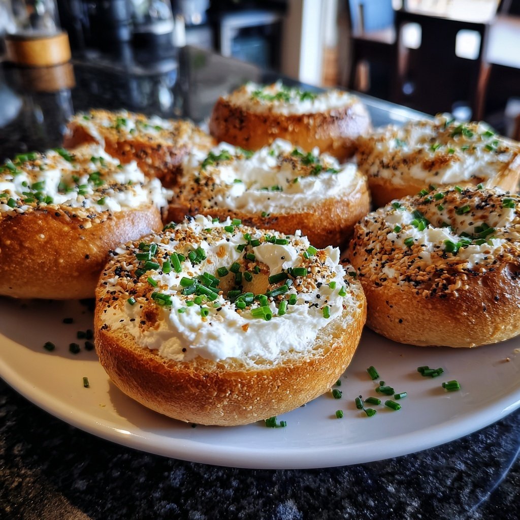Air Fryer Bagels With Yogurt