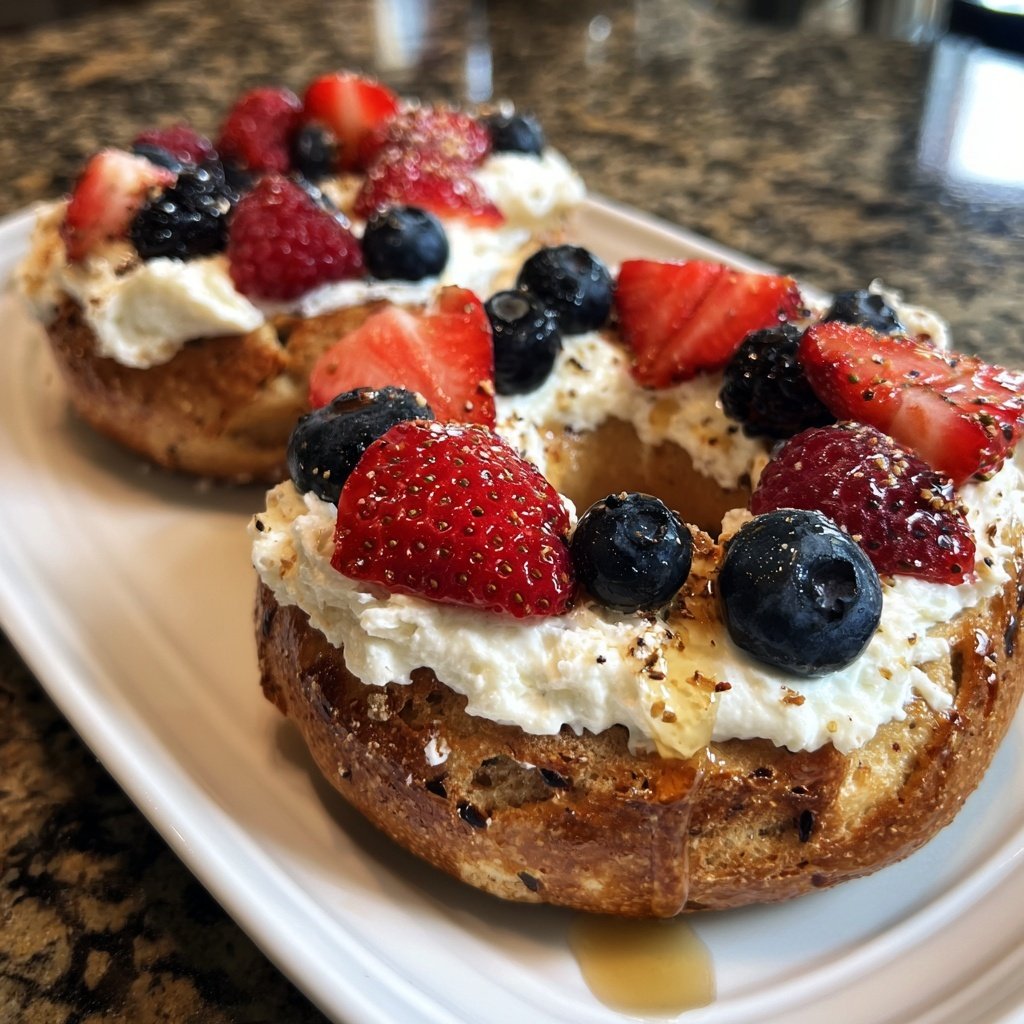 High Protein Greek Yogurt Bagels