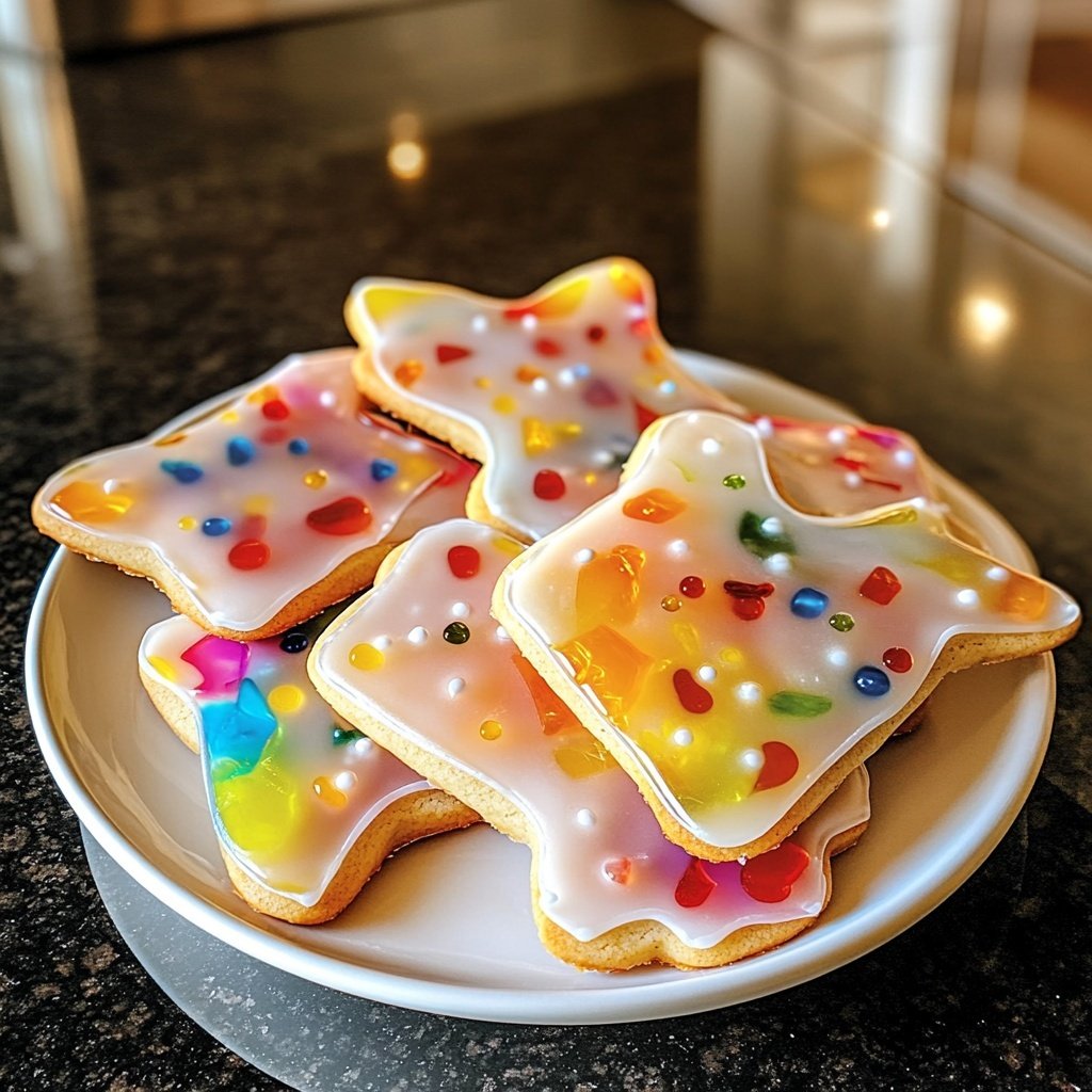 Easy Stained Glass Cookies