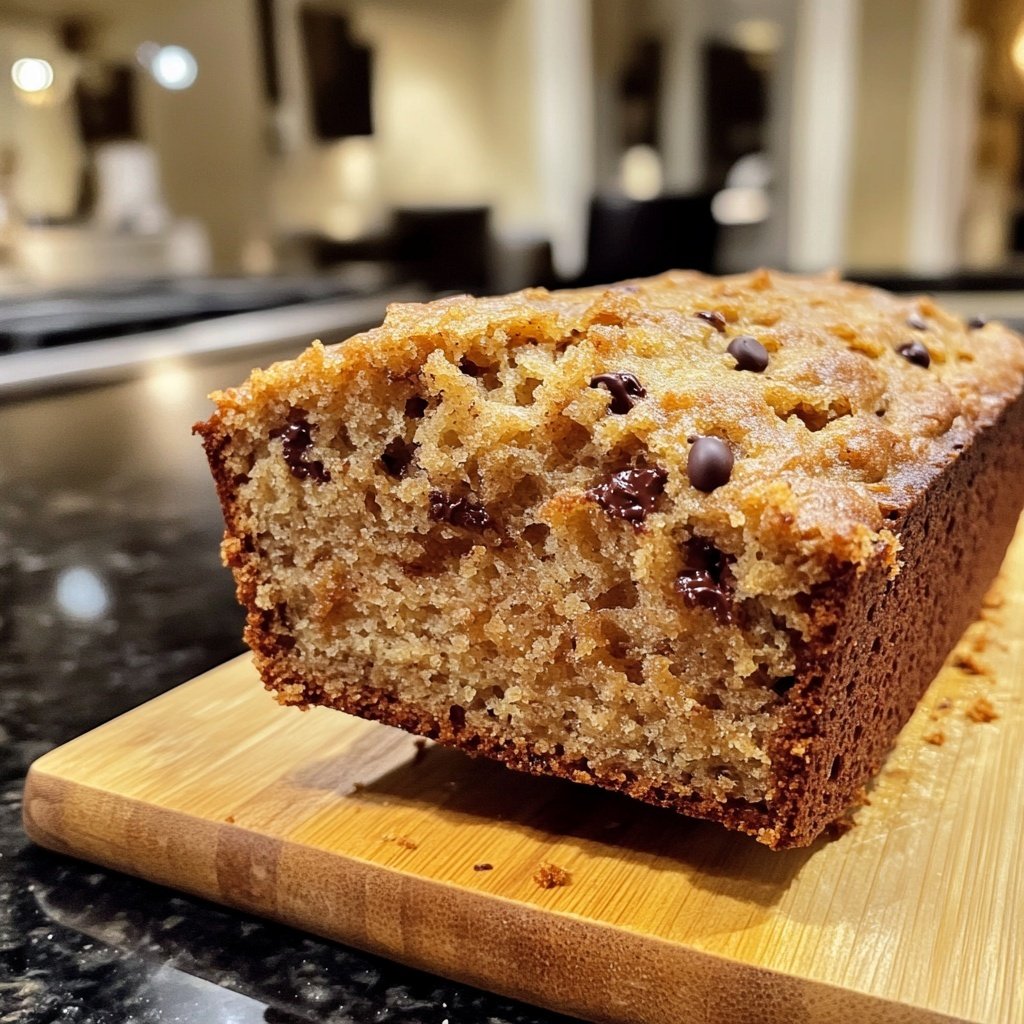 Banana Bread with Mini Chocolate Chips Recipe