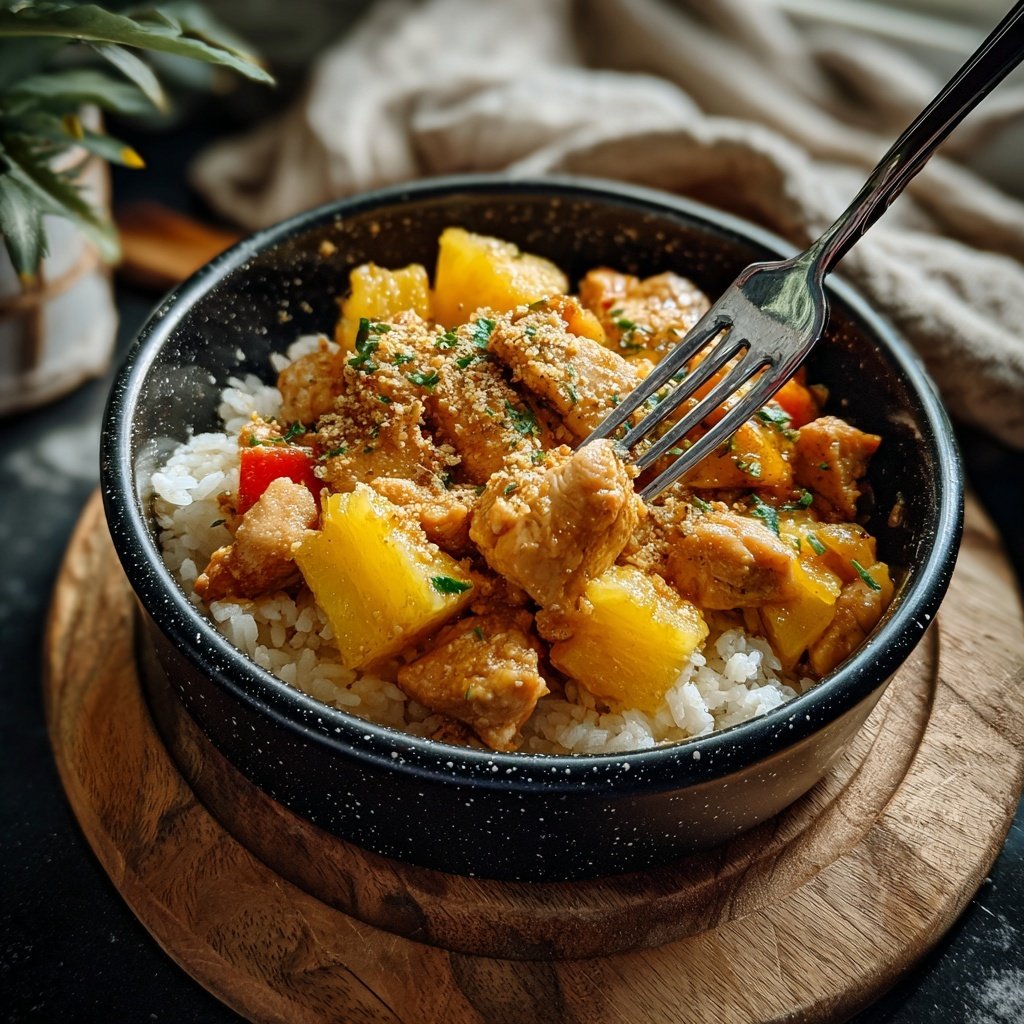 Sweet Pineapple Chicken Bowl