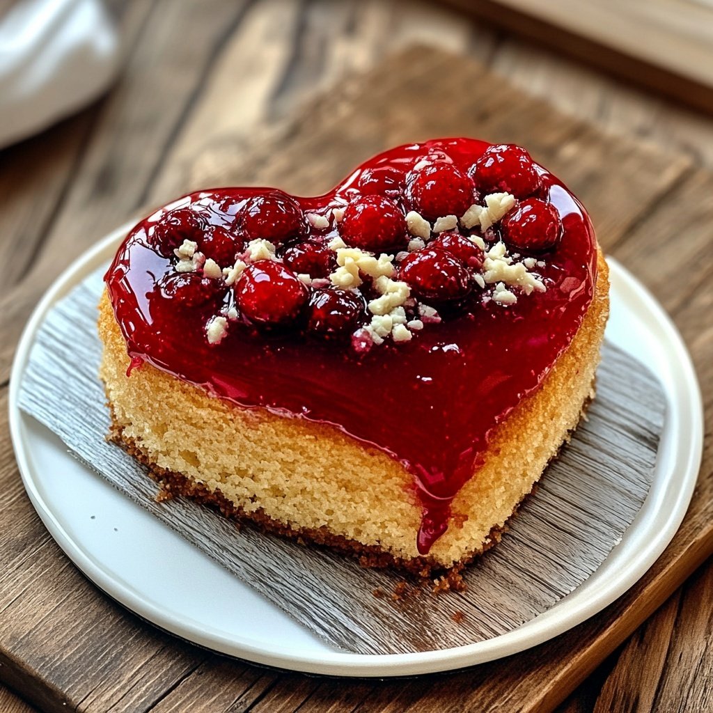 Mini Heart Cake for Valentines
