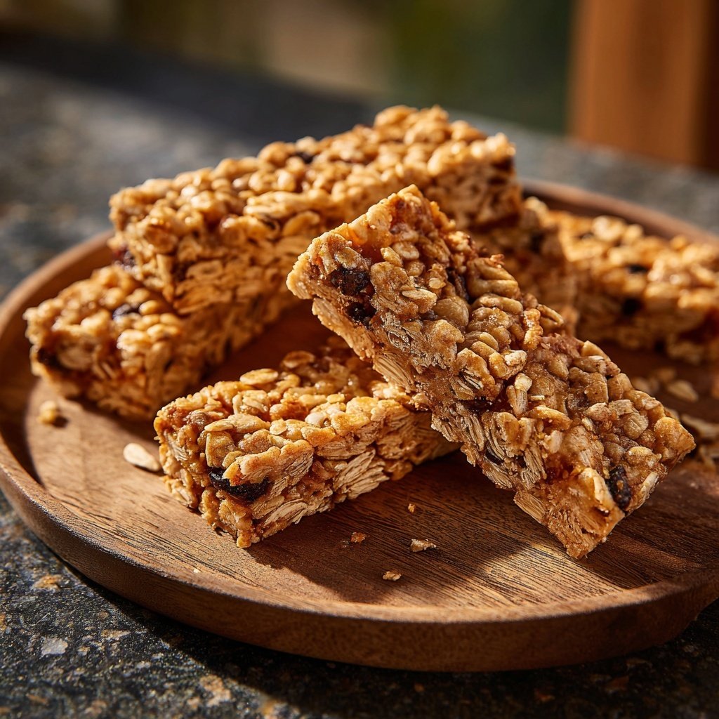 Healthy Oat And Honey Snack Bars