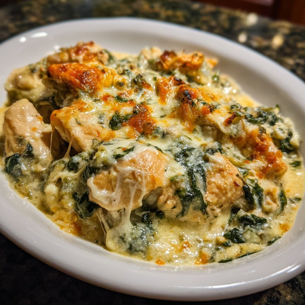 Creamy Low Carb Chicken Casserole
