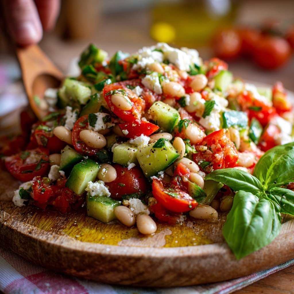 Mediterranean White Bean Salad