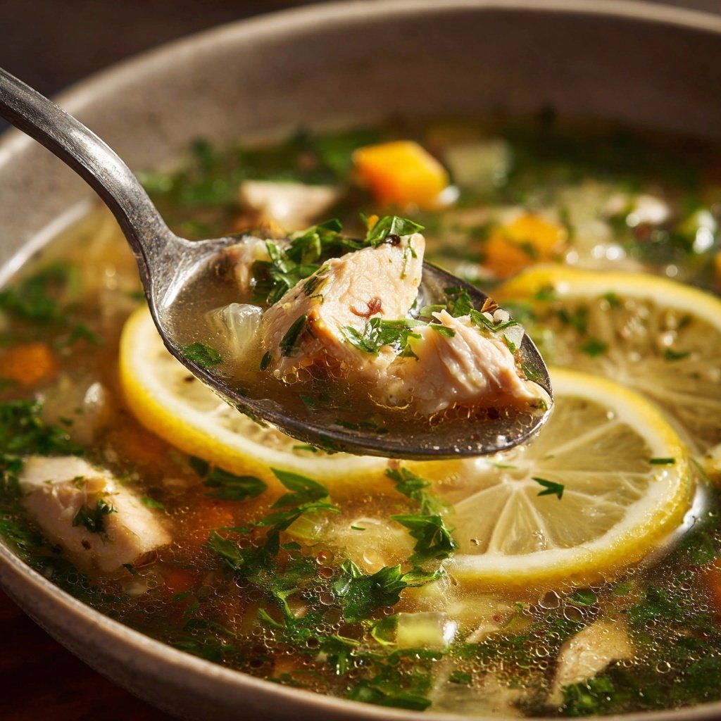 Spring Chicken Soup With Lemon