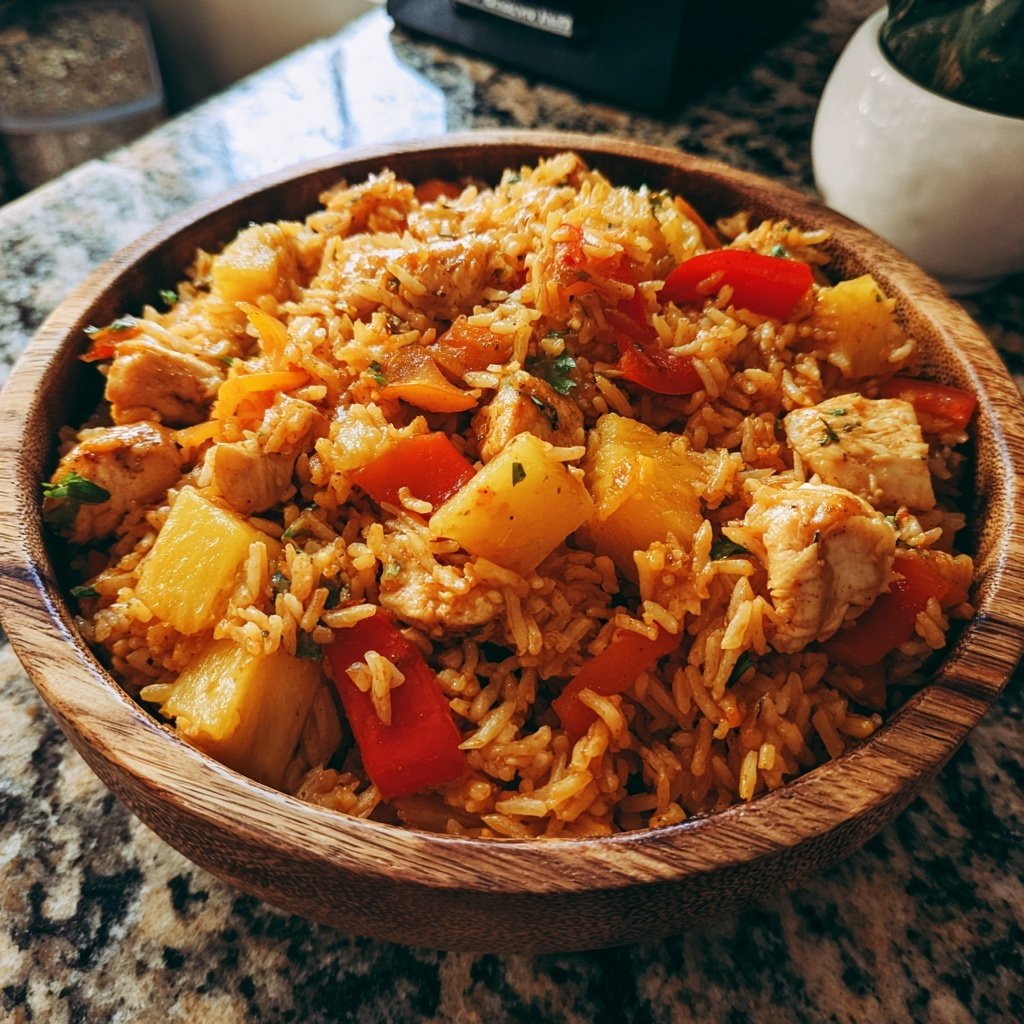 Pineapple Chicken Rice Meal Prep