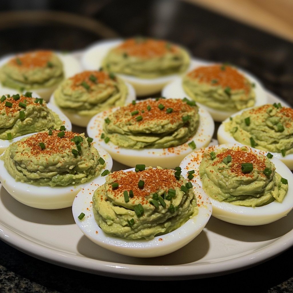 Avocado Deviled Eggs