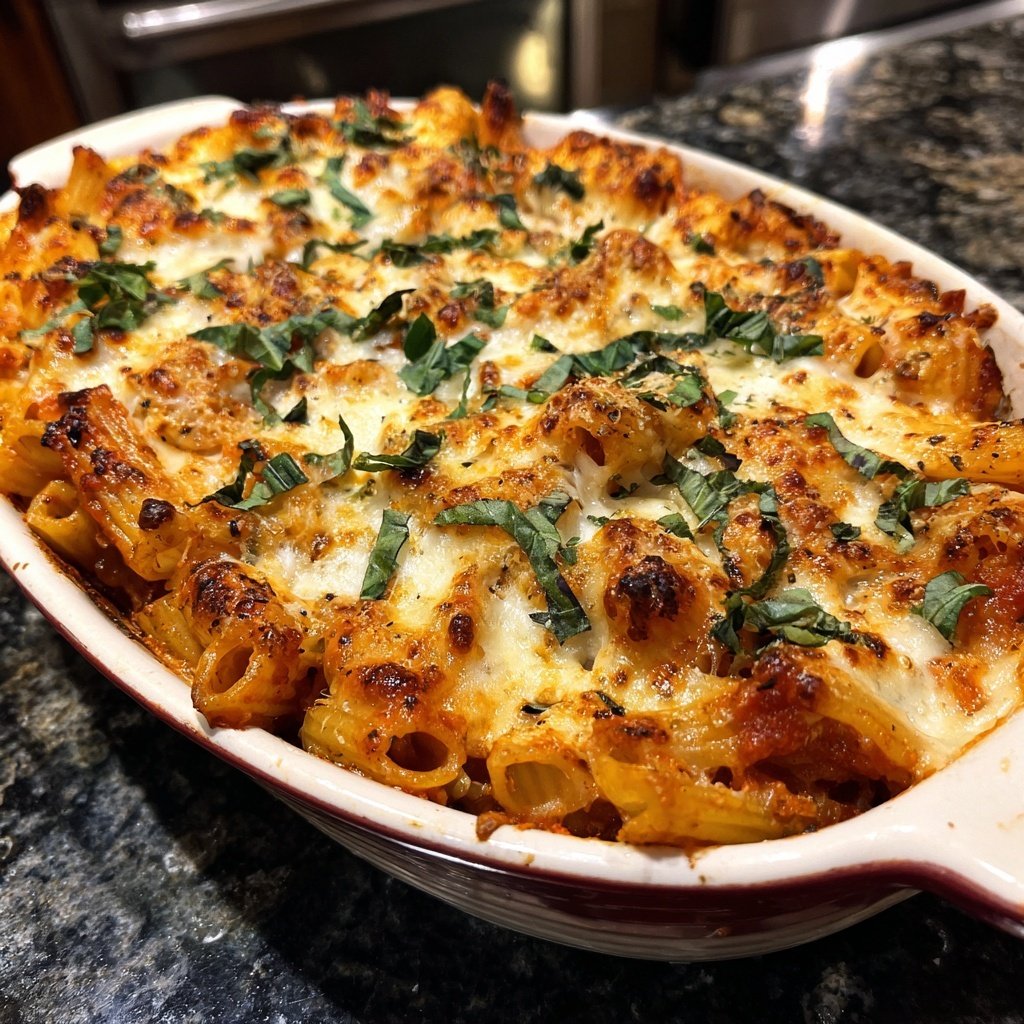 Quick Comfort Food Baked Ziti