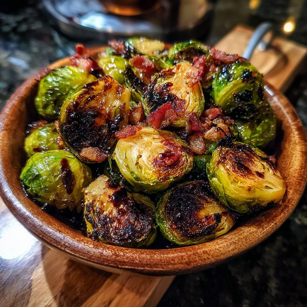Roasted Brussels Sprouts With Bacon