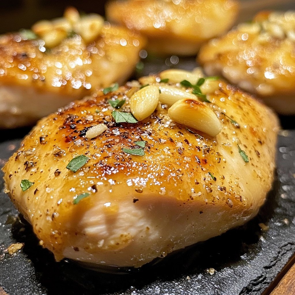 Baked Chicken Breast with Garlic Butter